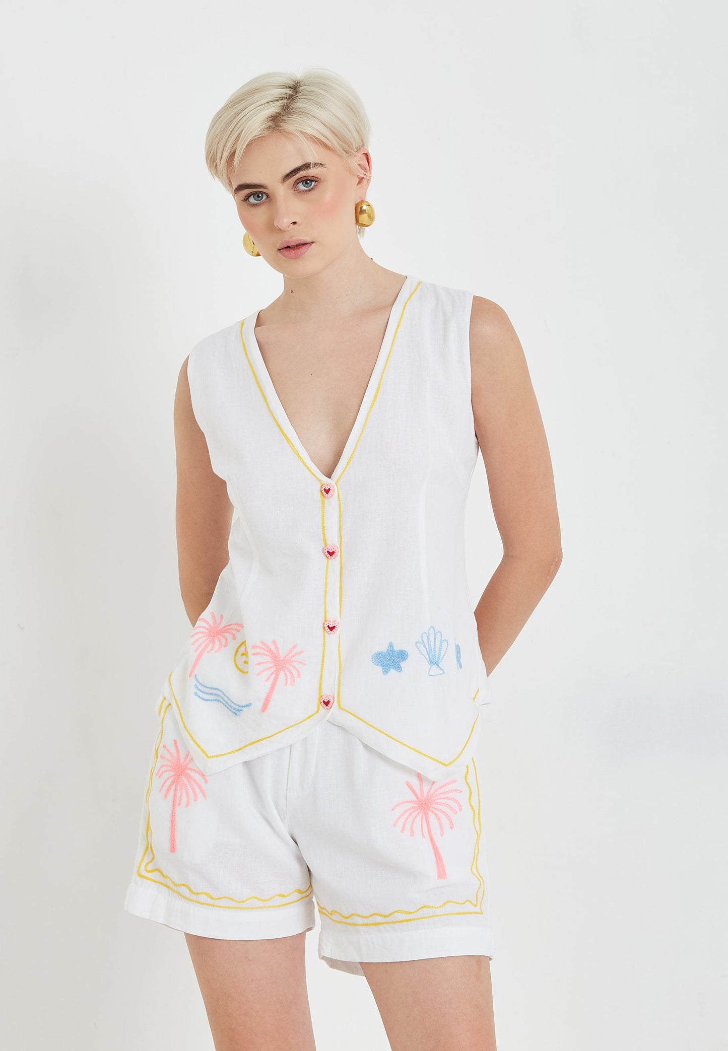 Chaleco blanco Fiamma