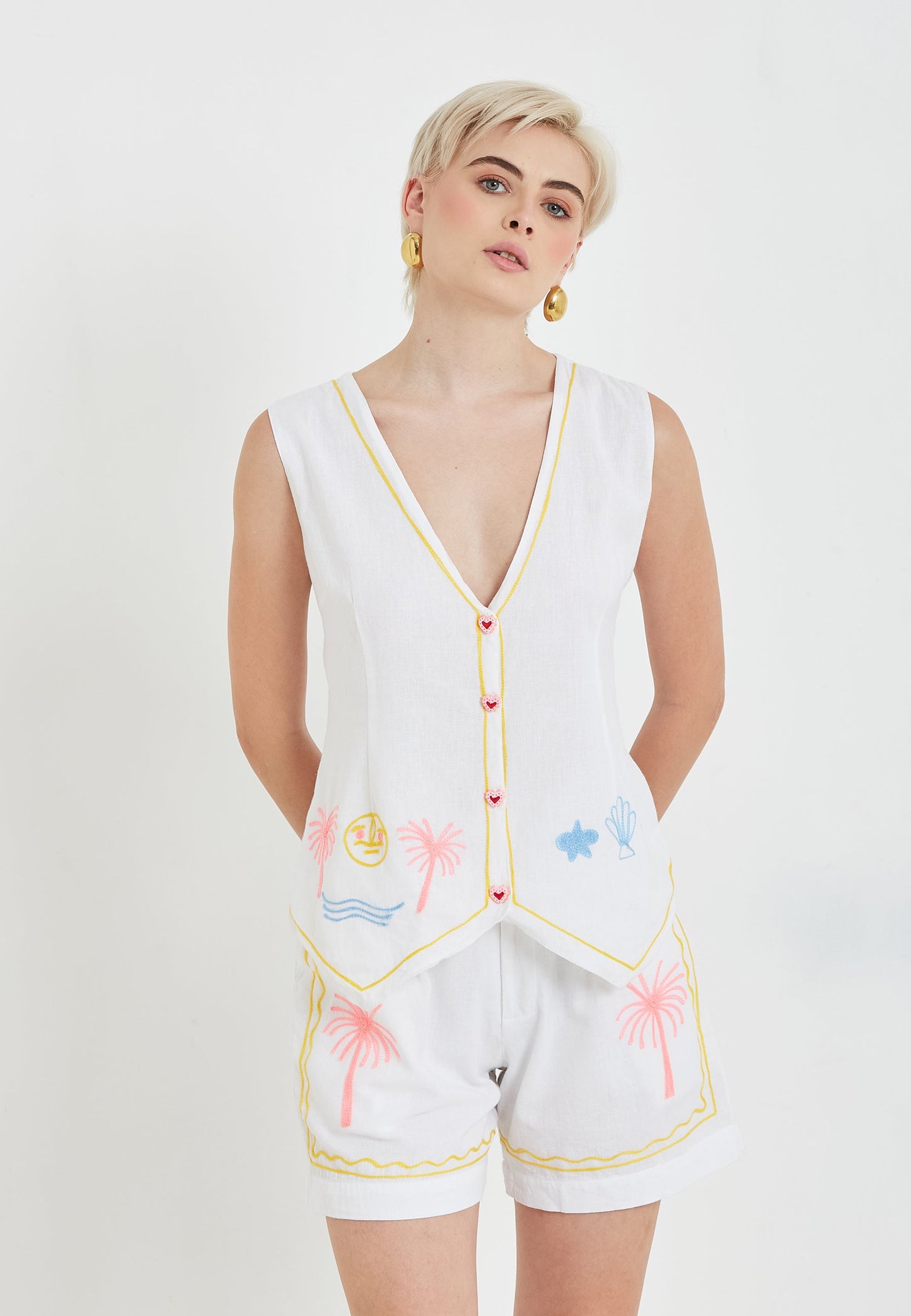 Chaleco blanco Fiamma
