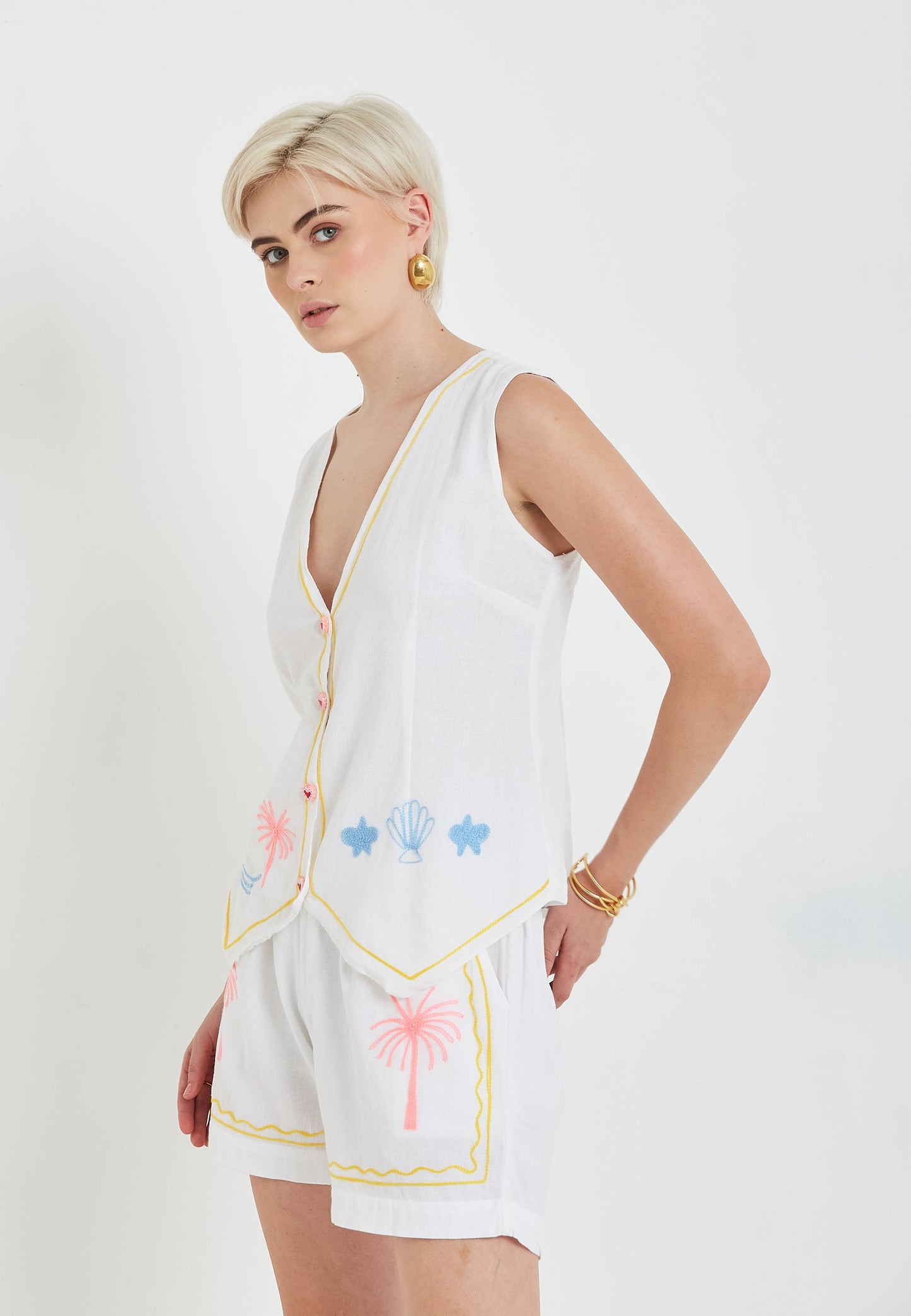 Chaleco blanco Fiamma