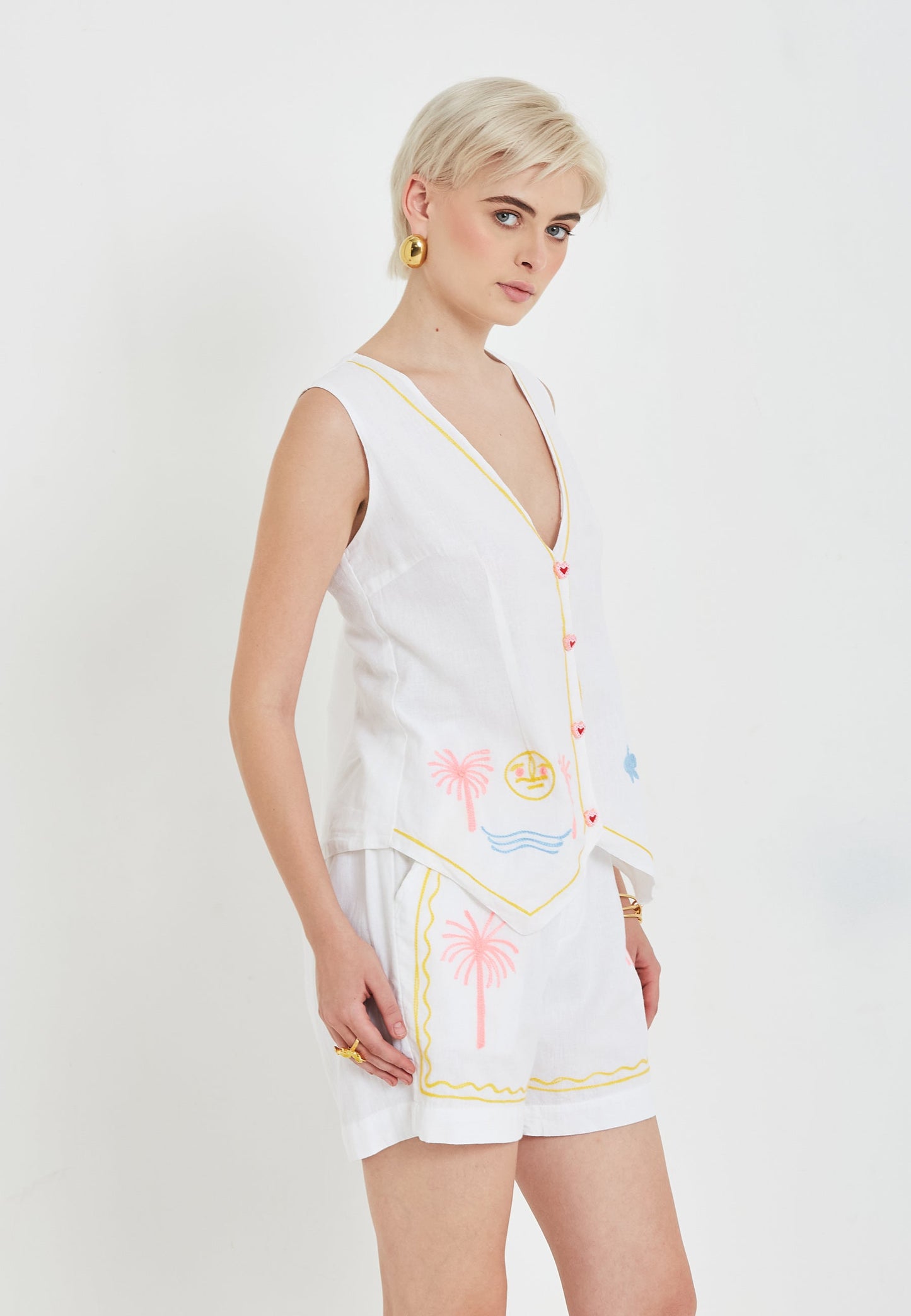 Chaleco blanco Fiamma