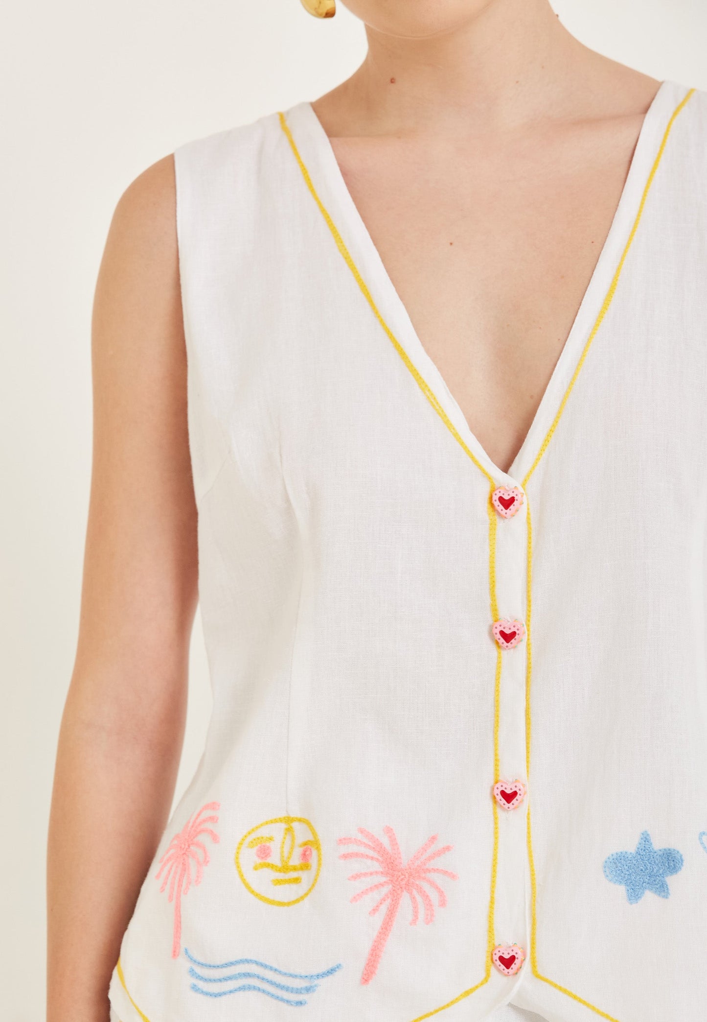 Chaleco blanco Fiamma