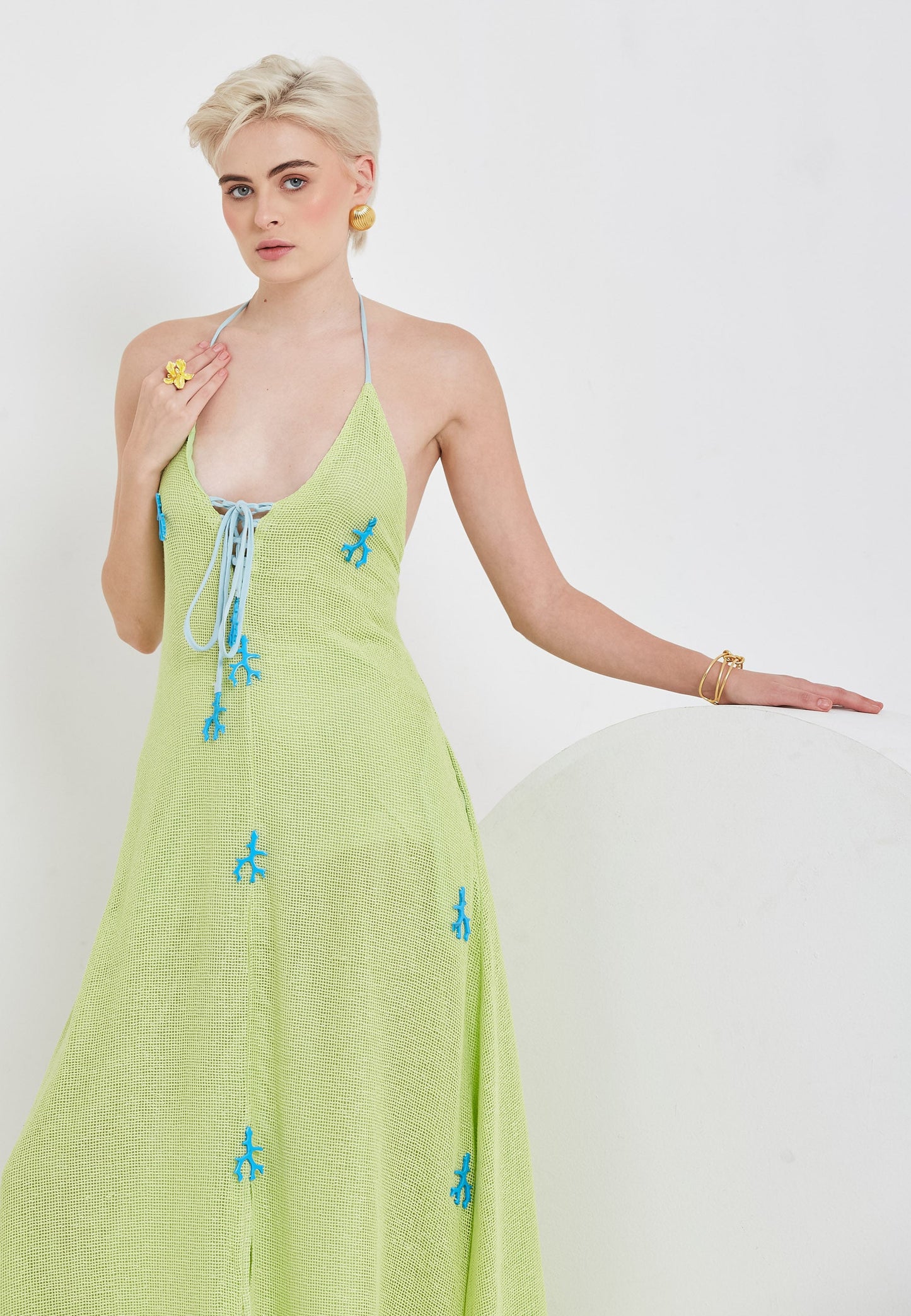 Vestido verde Atenas