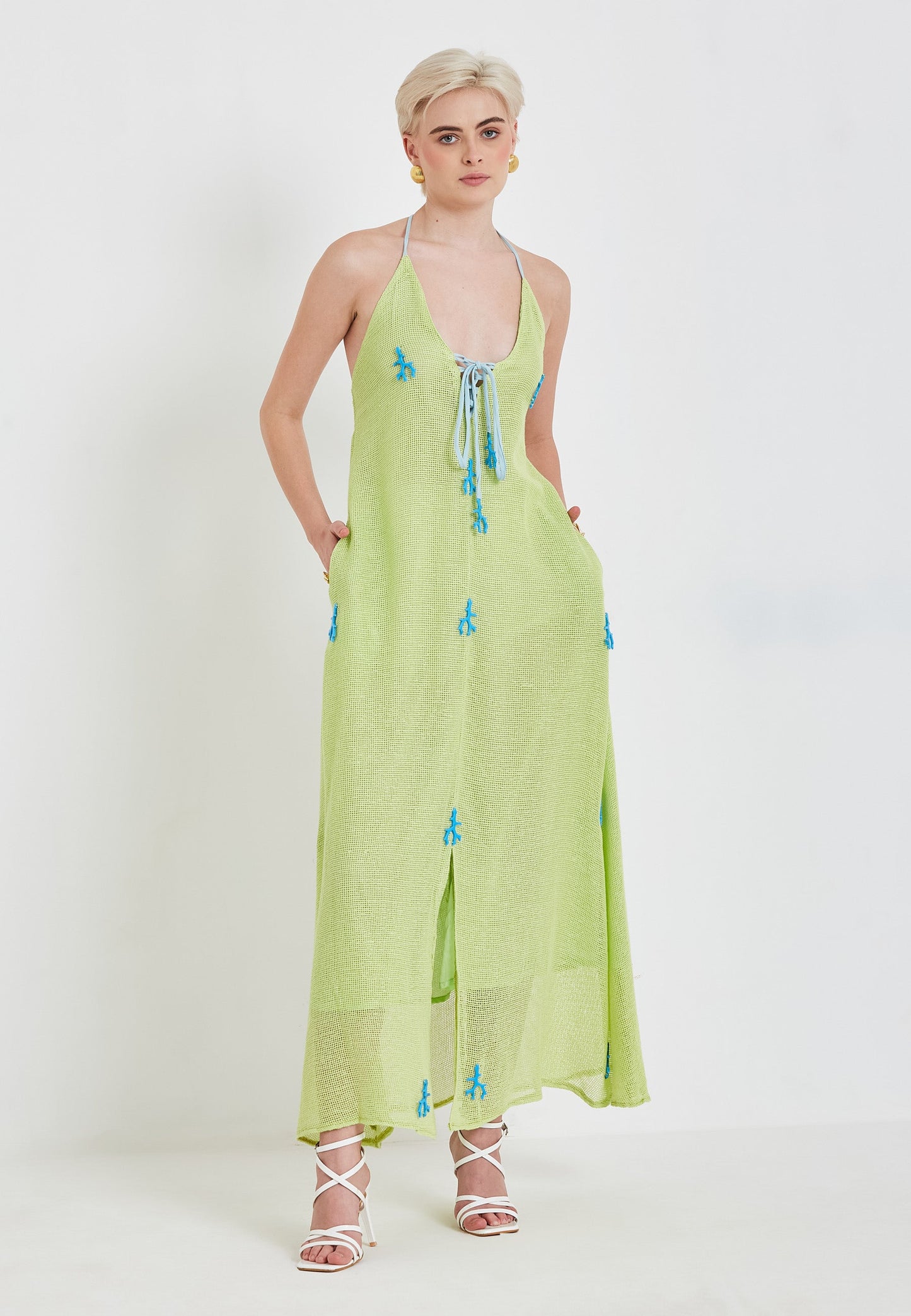 Vestido verde Atenas