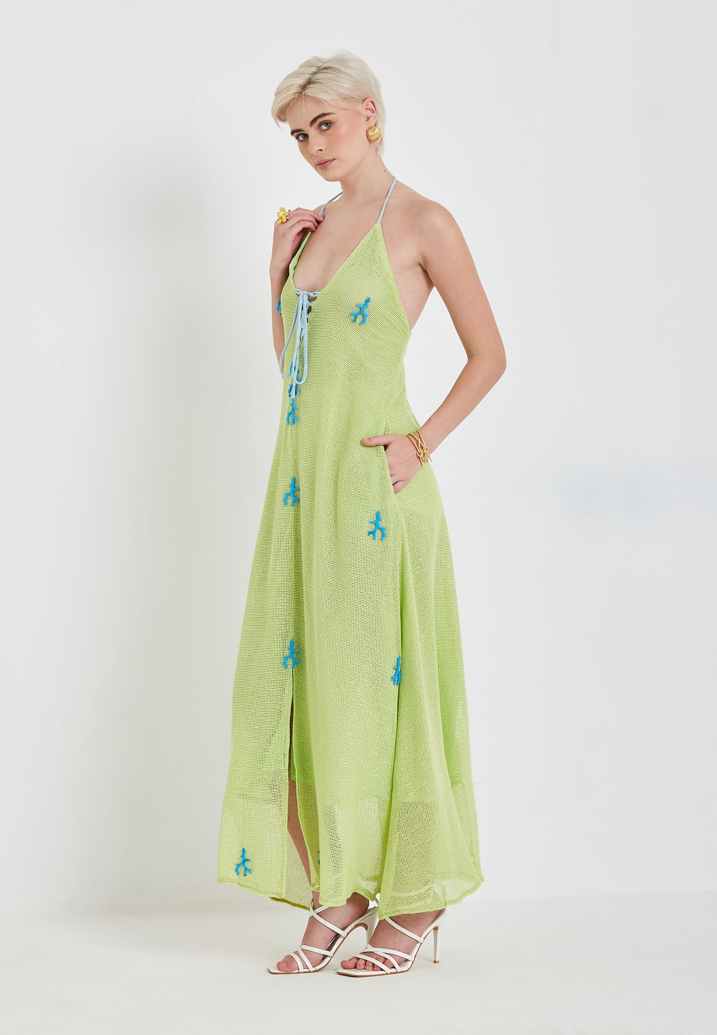 Vestido verde Atenas