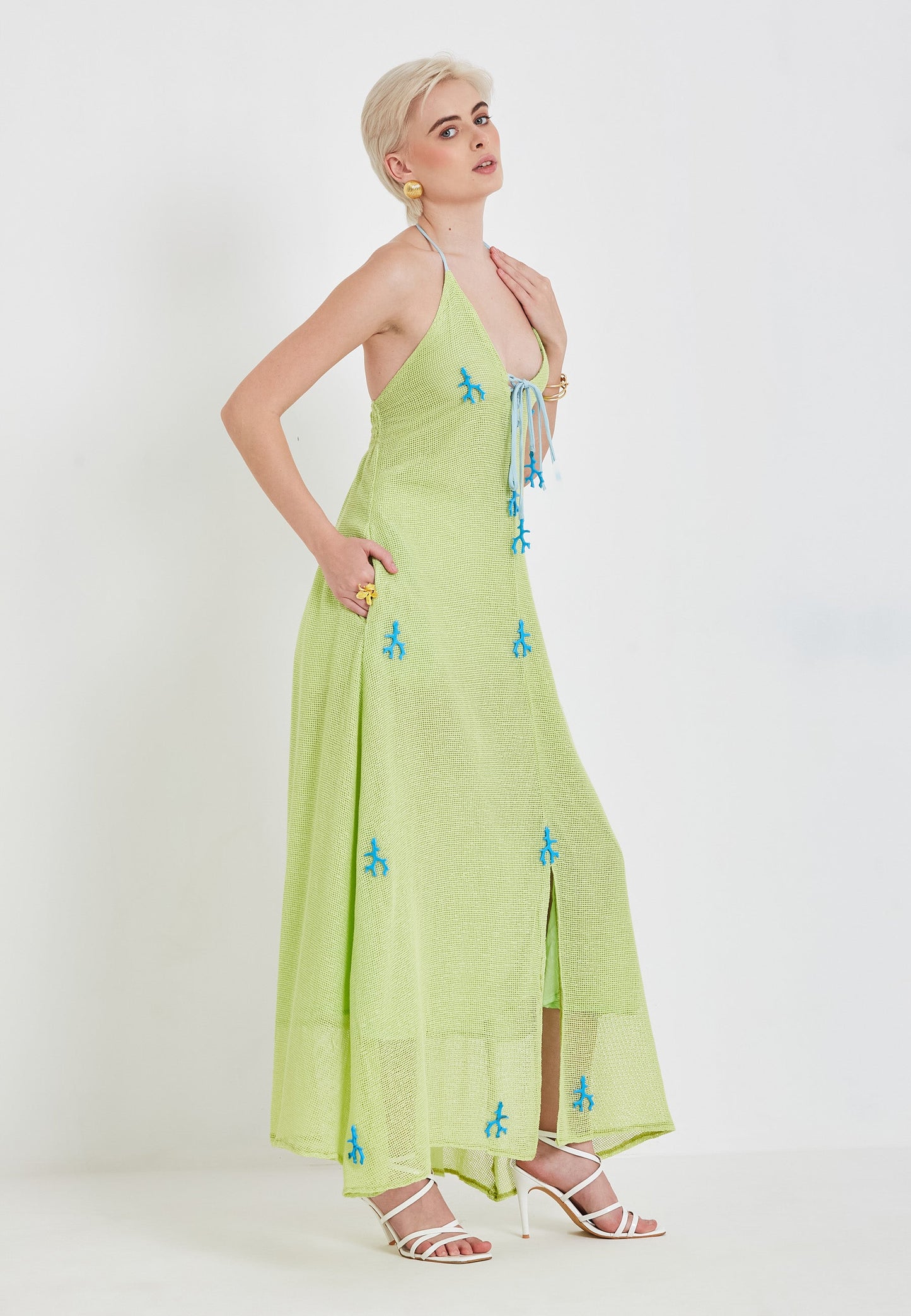 Vestido verde Atenas
