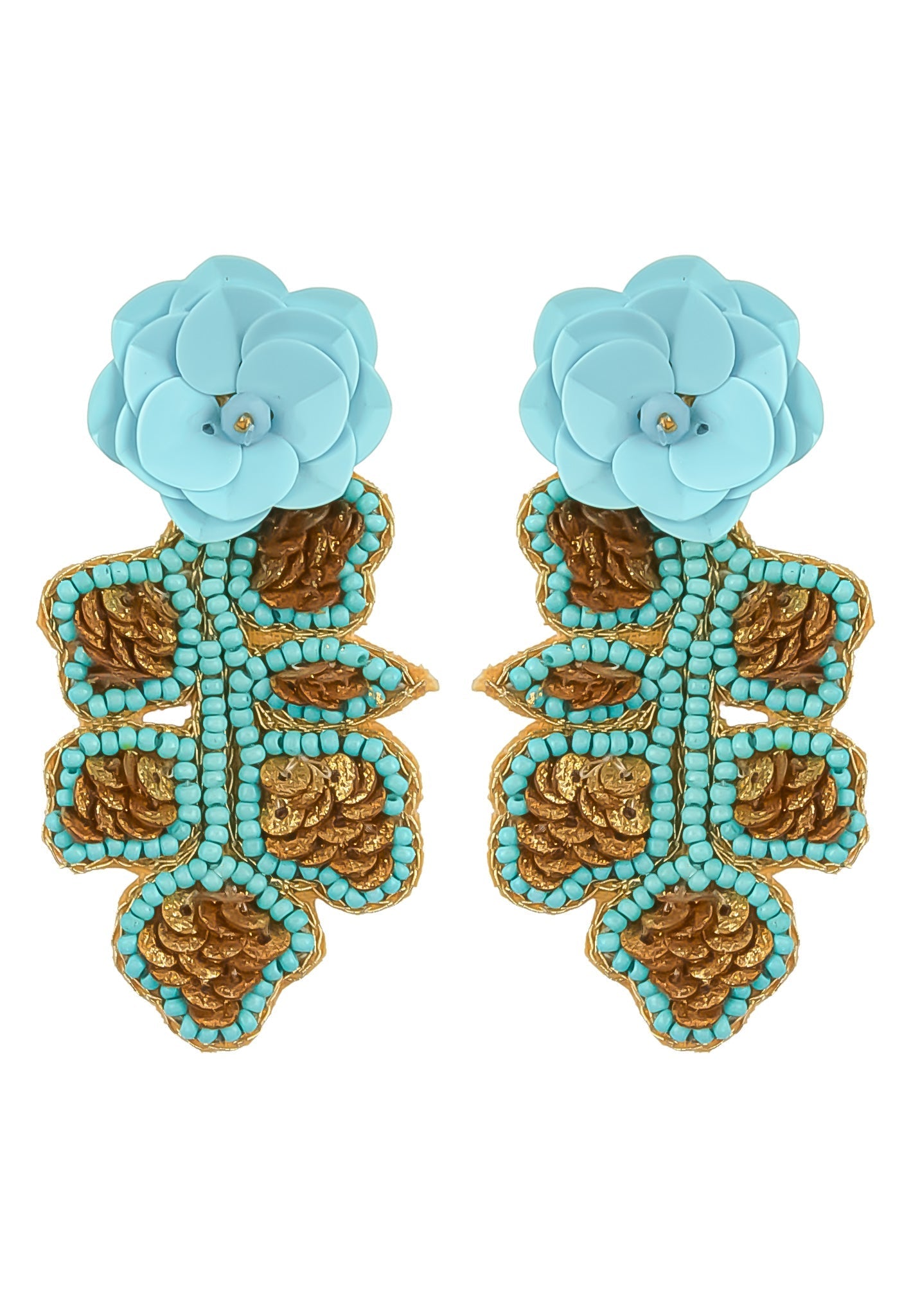 cha cha turquoise earrings Bombay Sunset