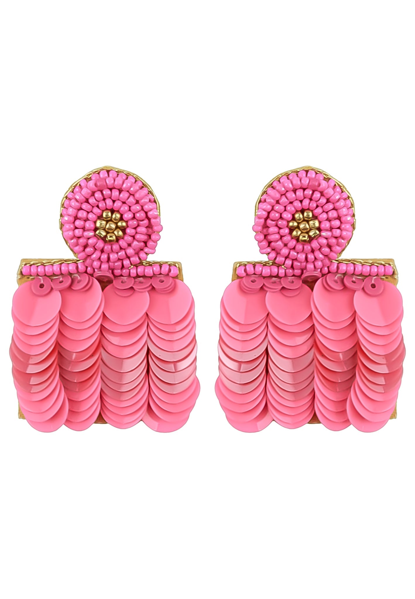 bolero earrings Bombay Sunset