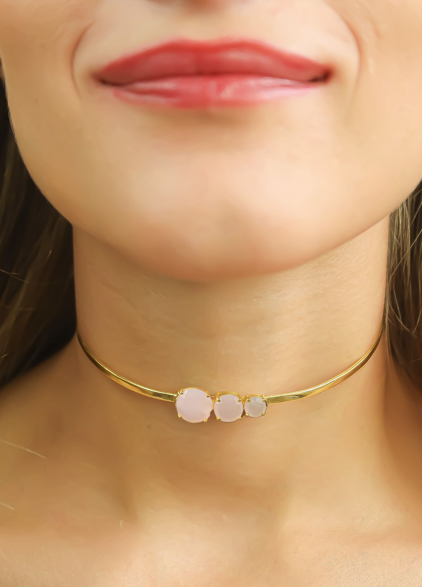 nura choker necklace Bombay Sunset