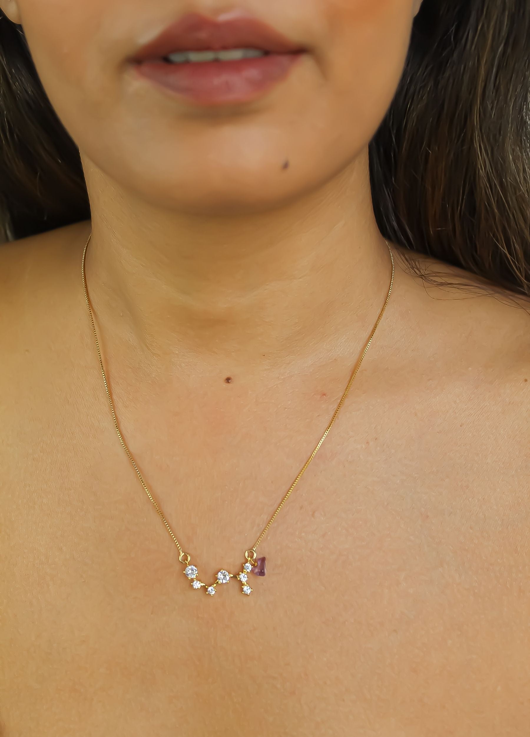 constellation sagittarius zodiac necklace Bombay Sunset