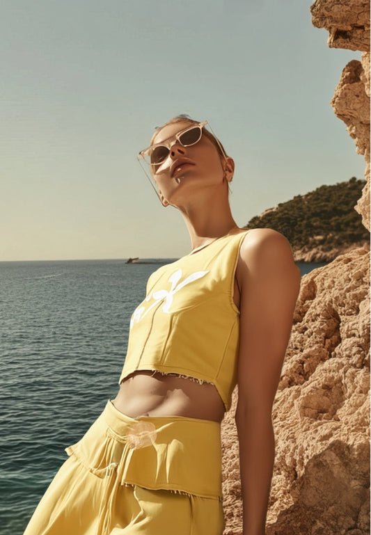 Top in mango da surf