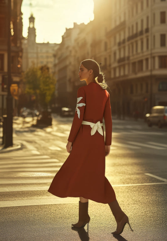 Abito camicia Meadow Cherry