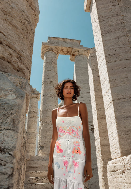 Mareblu White Dress