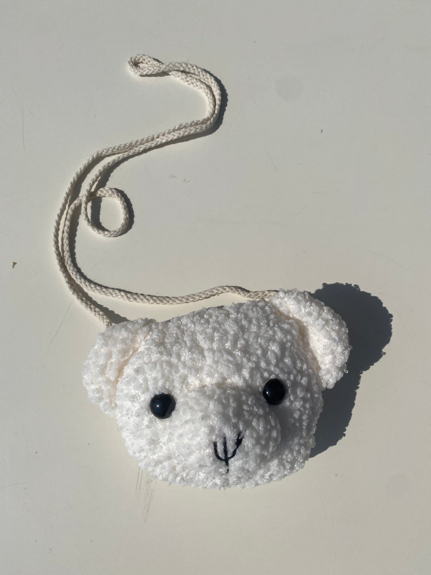 Teddy White Handbag
