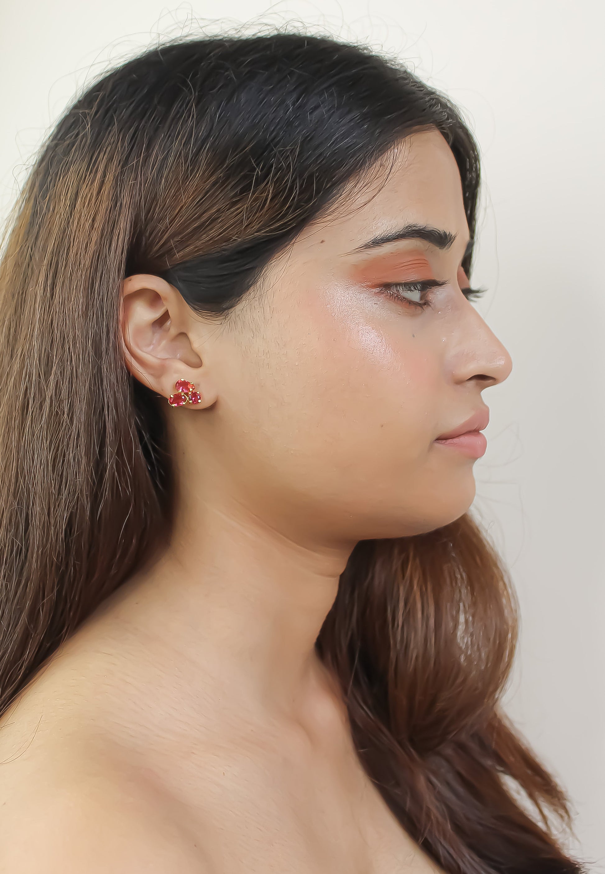 noor earrings Bombay Sunset