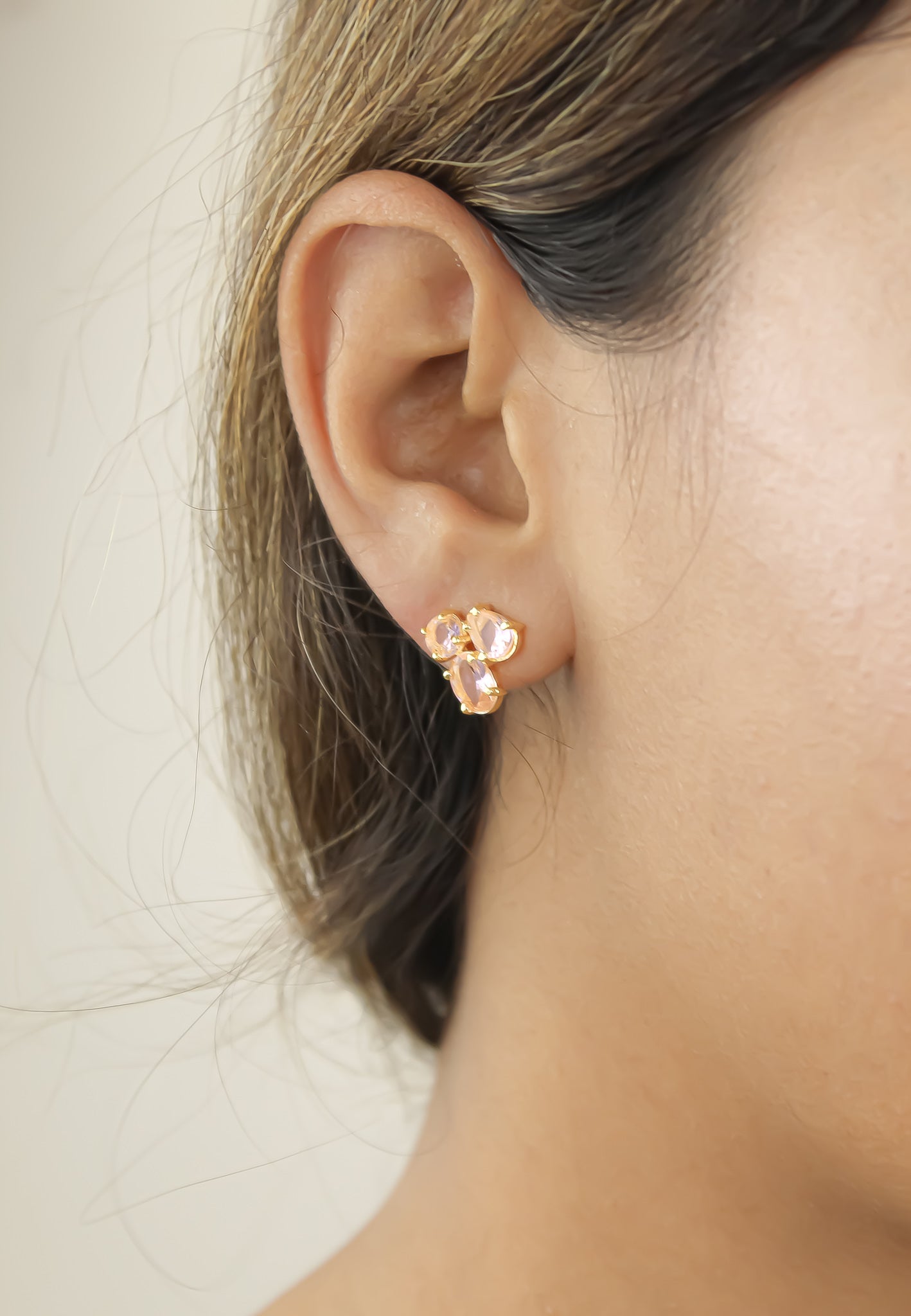 noor earrings Bombay Sunset