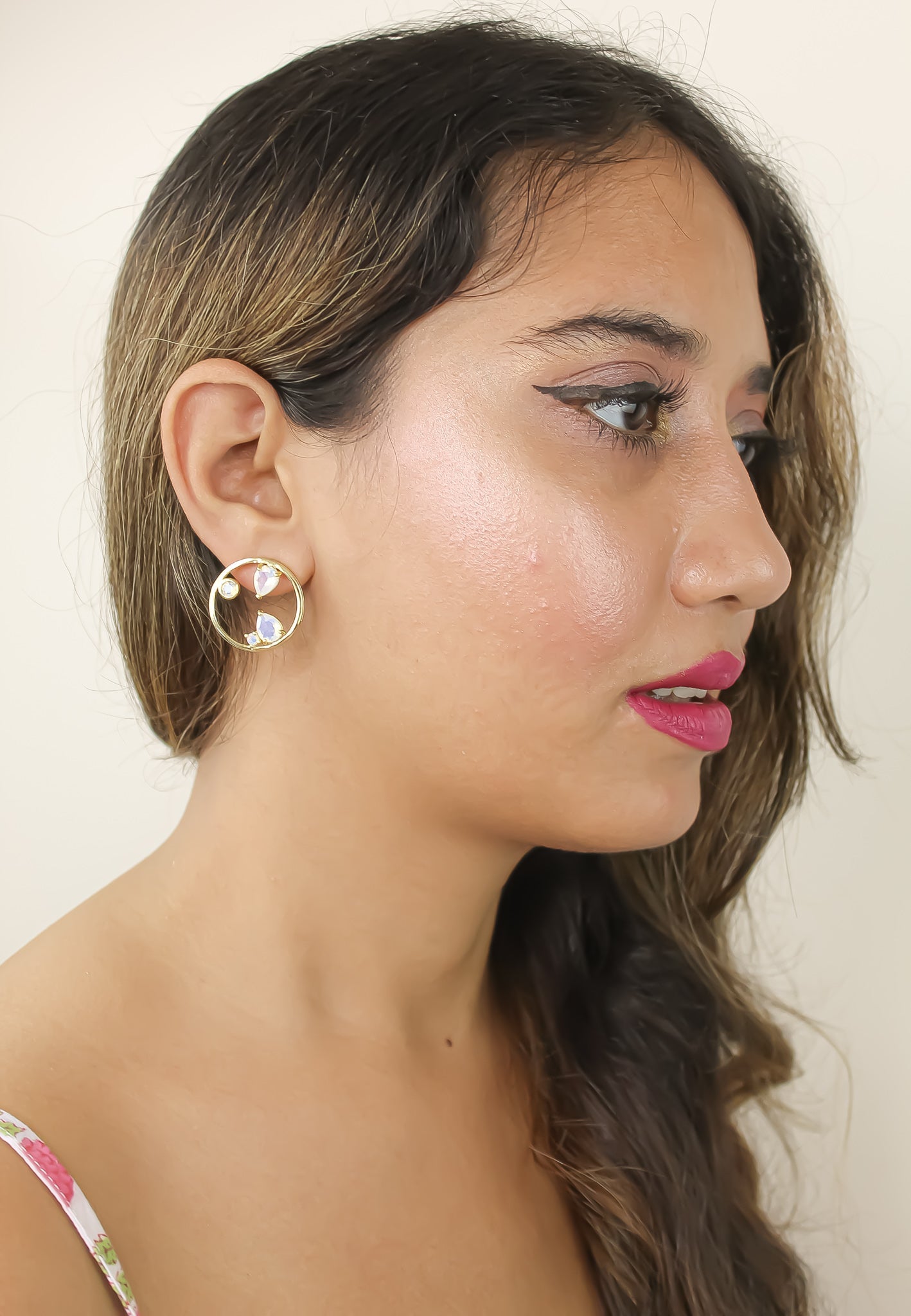 ajman earrings Bombay Sunset