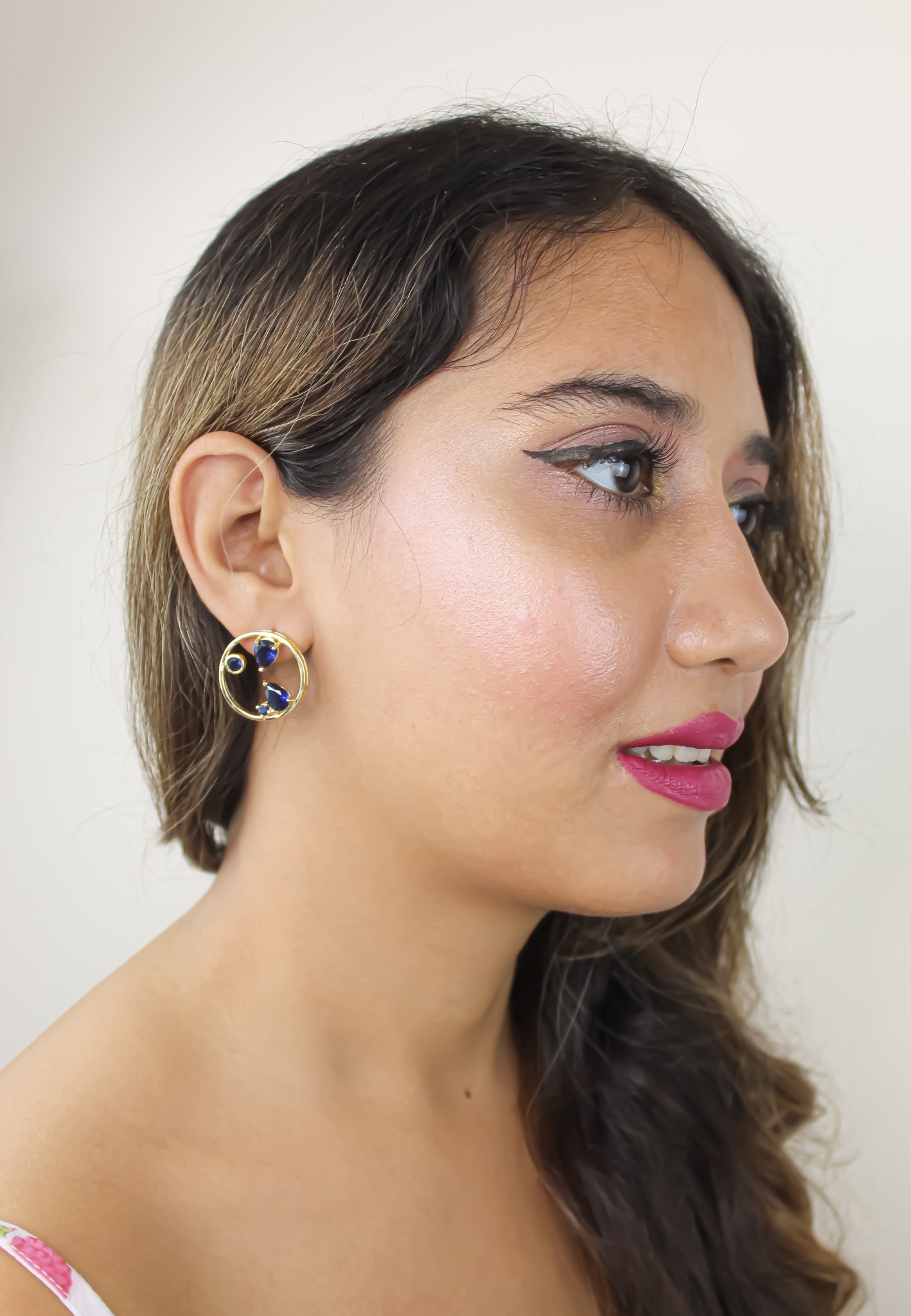 ajman earrings Bombay Sunset