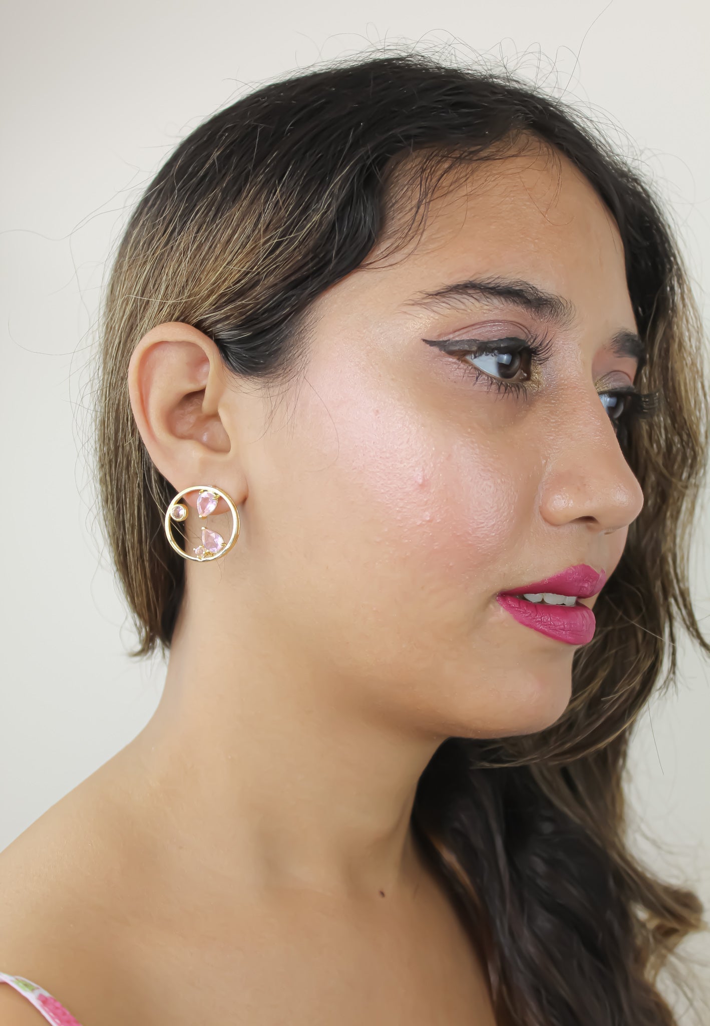 ajman earrings Bombay Sunset