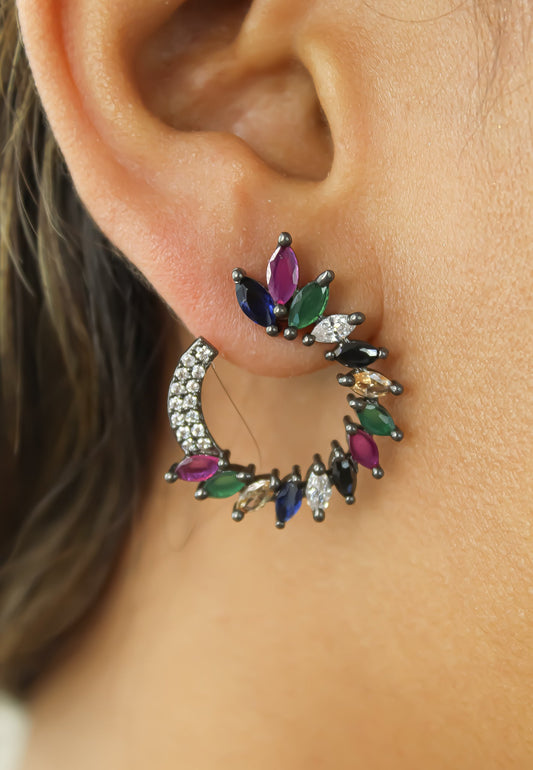 Viper Earrings Bombay Sunset