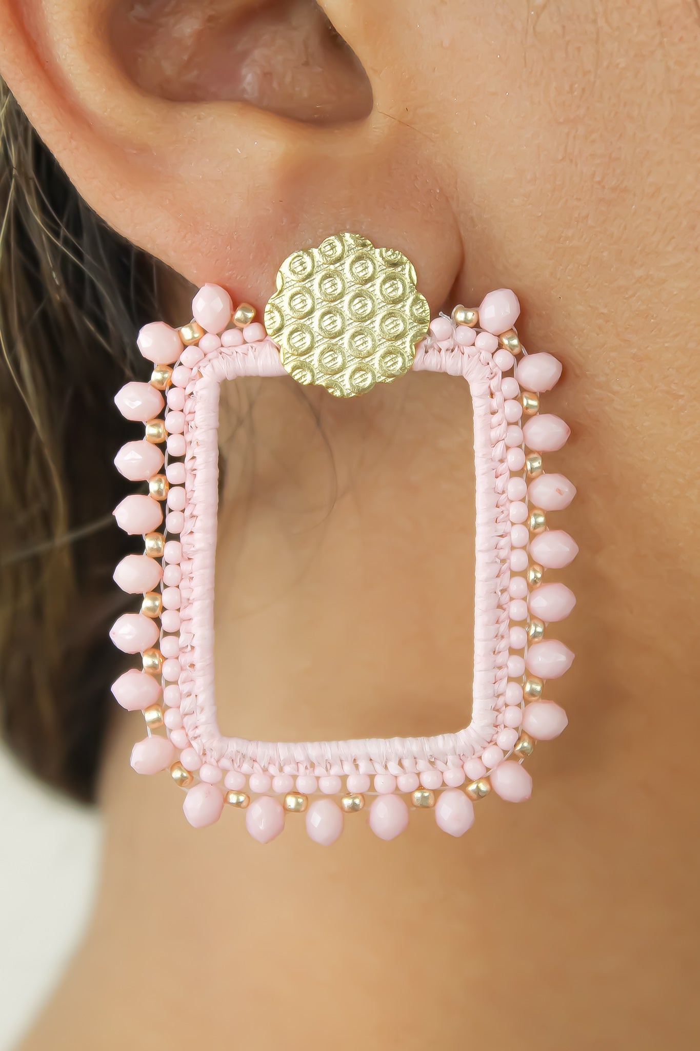 Rumba Pink Earrings Bombay Sunset