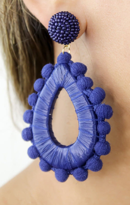Mayari Blue Earrings Bombay Sunset