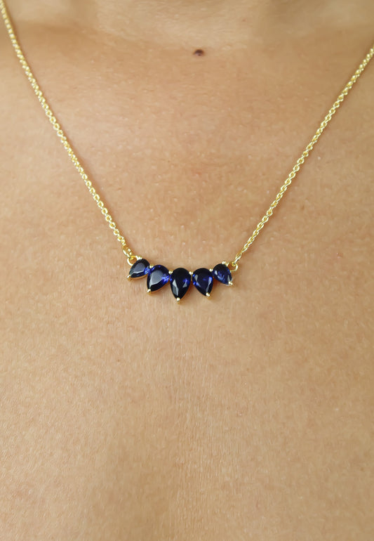 Versailles Pendant Necklace Bombay Sunset