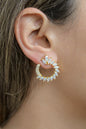 golden viper earrings Bombay Sunset