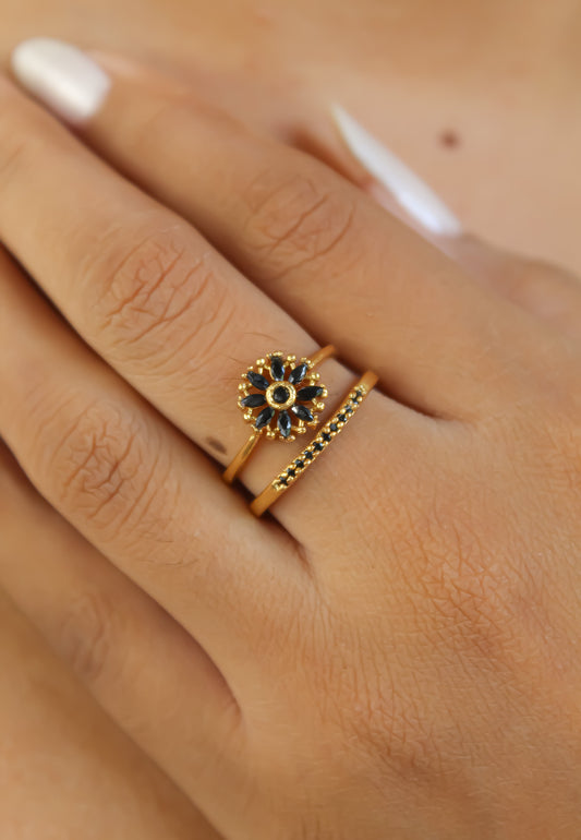 Conil Flower Ring Bombay Sunset