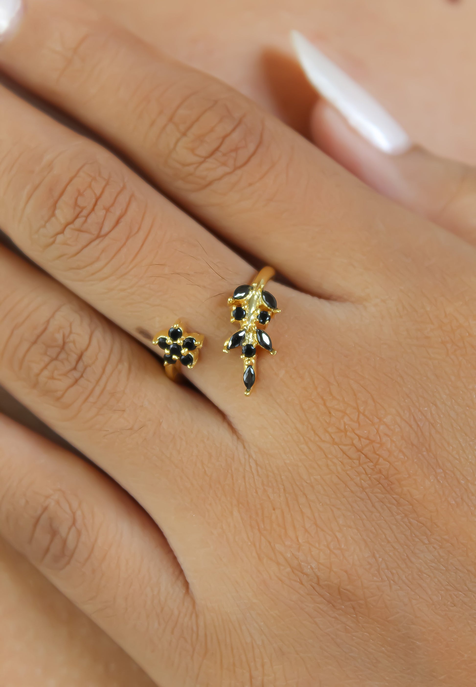 Fleur de Larino Ring Bombay Sunset