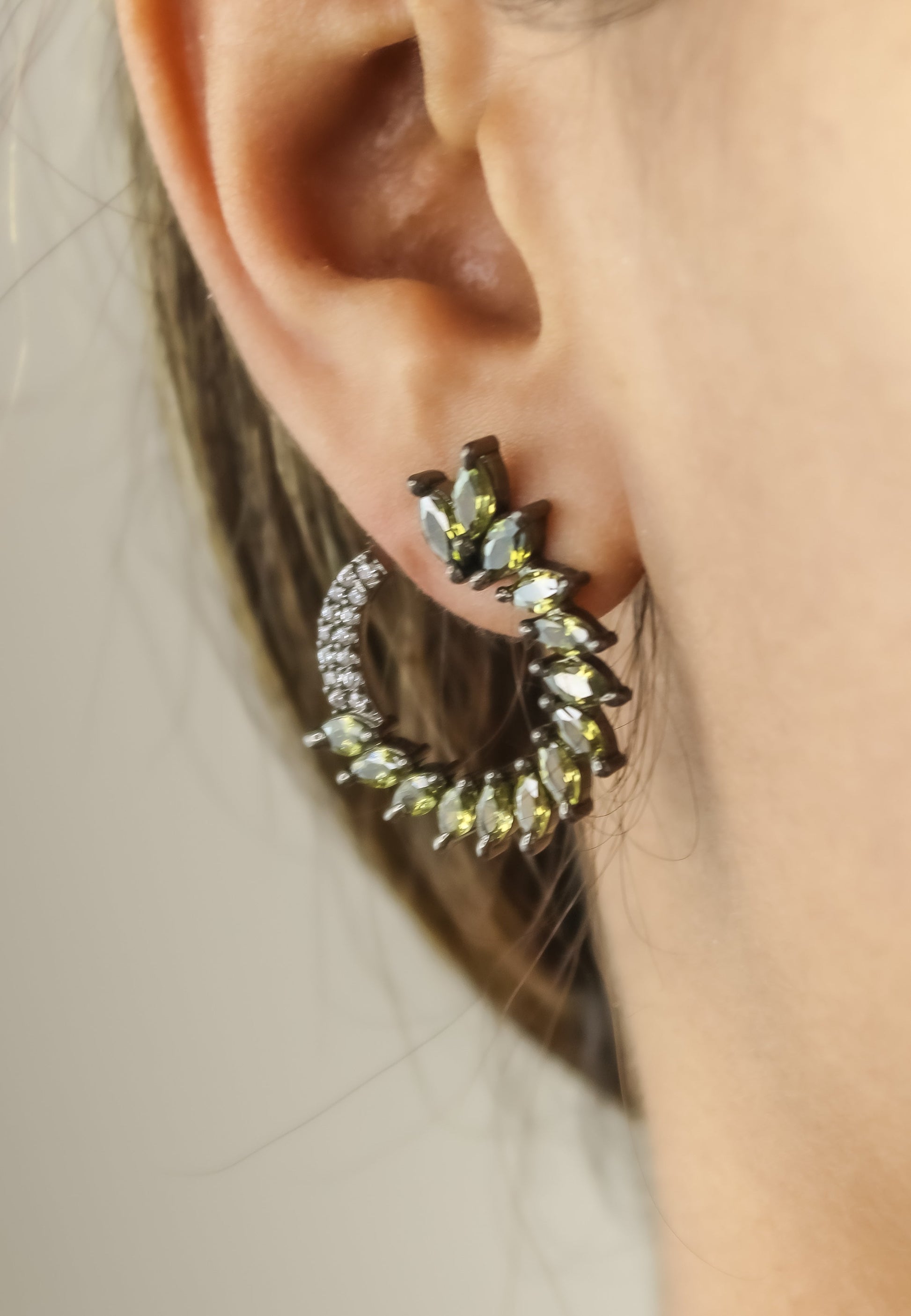 viper earrings Bombay Sunset