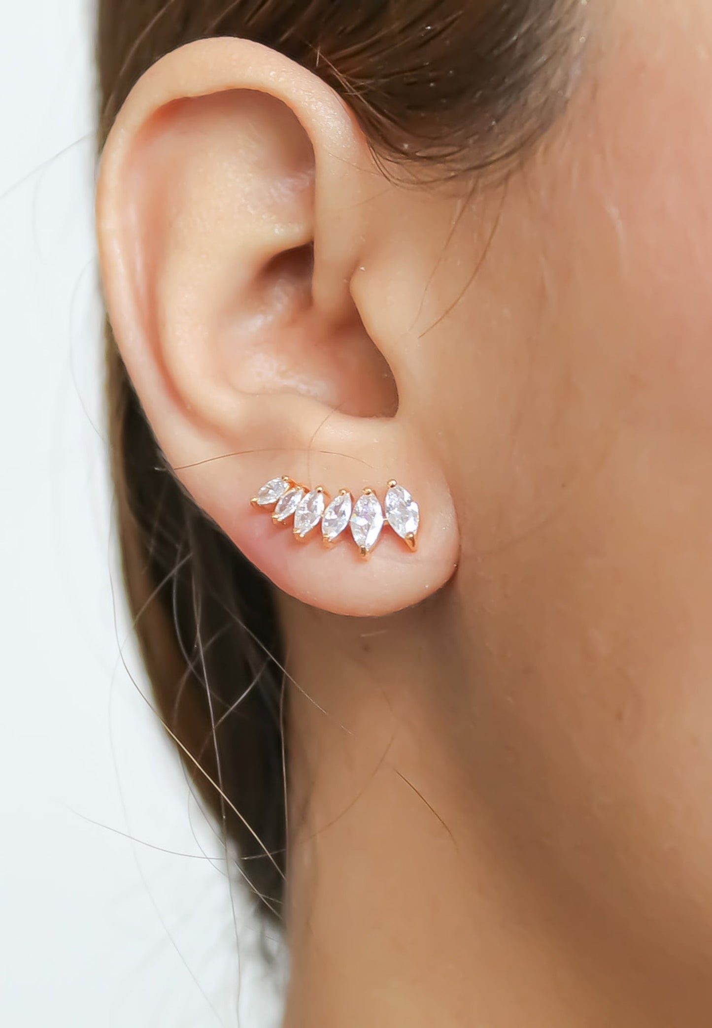 Stepping Stone Earrings Bombay Sunset