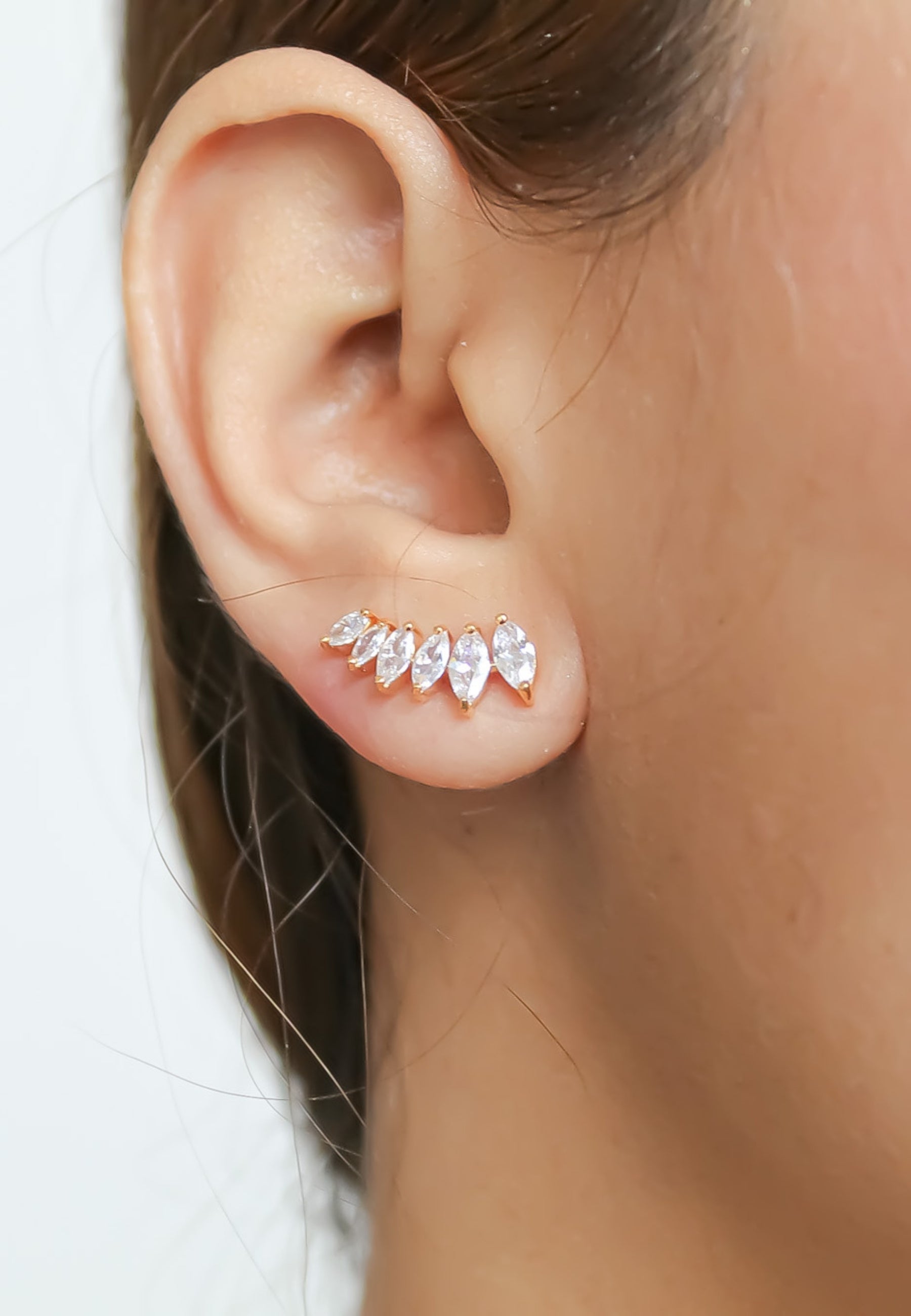 Stepping Stone Earrings Bombay Sunset