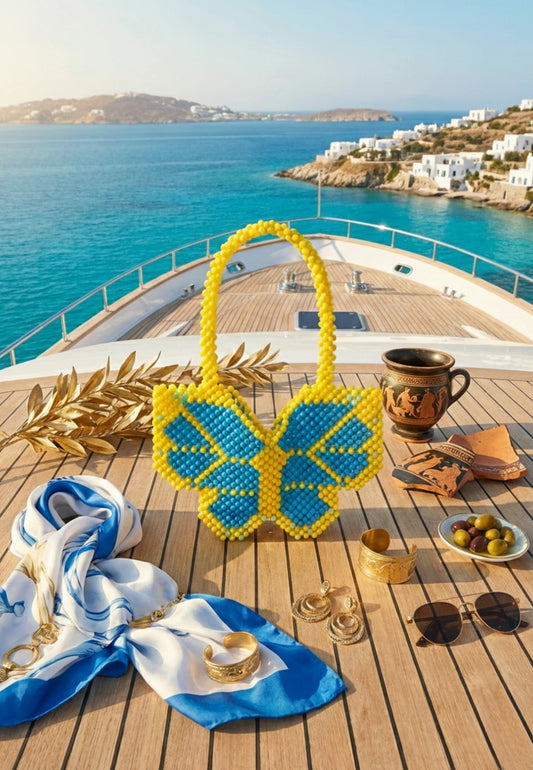 Butterfly Blue Handbag